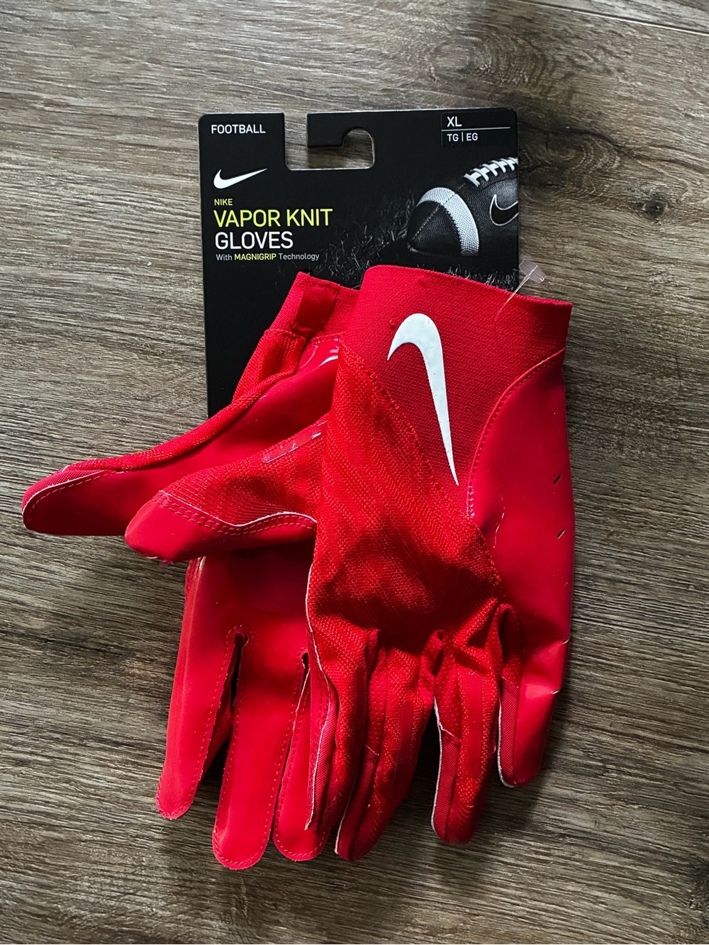Nike Vapor Knit 4.0 Football Receiver Gloves-Men’s Size XL